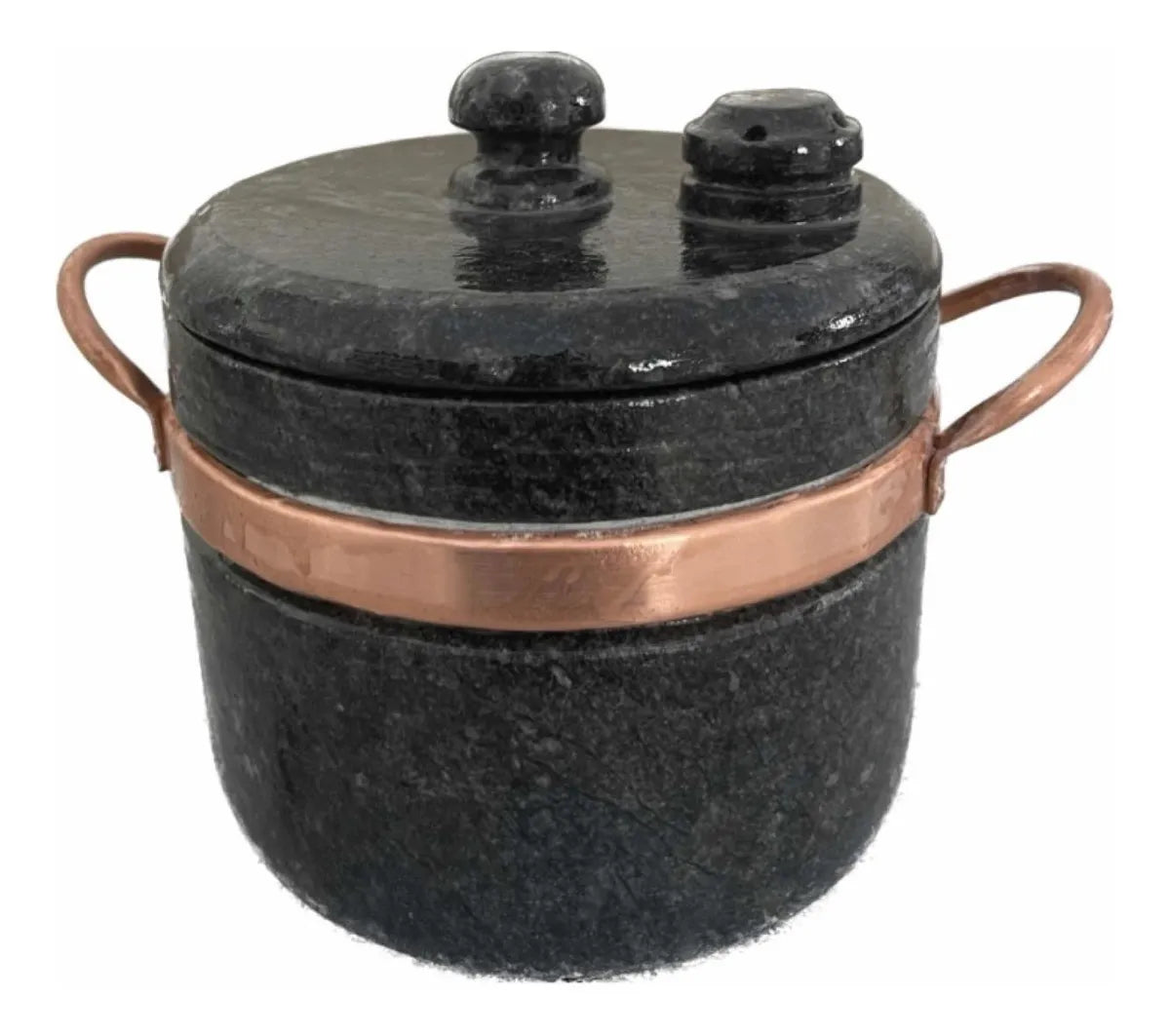 Panela de Pressão Artesanal CÉU DE MINAS – Pedra-Sabão Natural 4 Litros