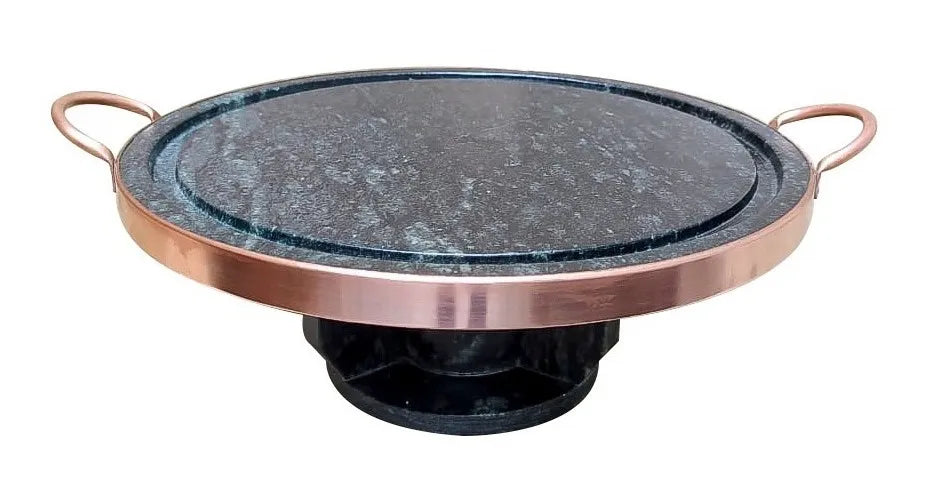 Kit Fondue Céu de Minas – Chapa 32cm + Panelas 500ml e 800ml + 6 Cumbucas + 6 Garfinhos